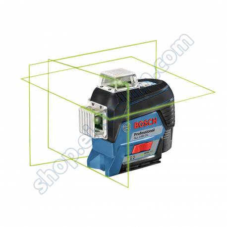 Electro-portatifs  - BOS0601063T00 - Niveau laser 360°  GLL 3-80 CG + BM1 Plus L-Boxx (version batterie)