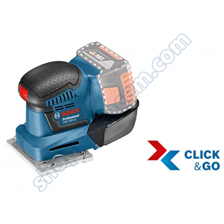 Electro-portatifs  - BOS06019D0202 - Ponceuse vibrante sans fil GSS 18V-10 Click&Go (hors batterie)