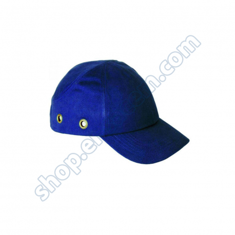 EPI Tête  - COVP57300 - Casquette anti-heurt avec sticker sur visère bleue